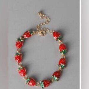Shein Strawberry Bracelet